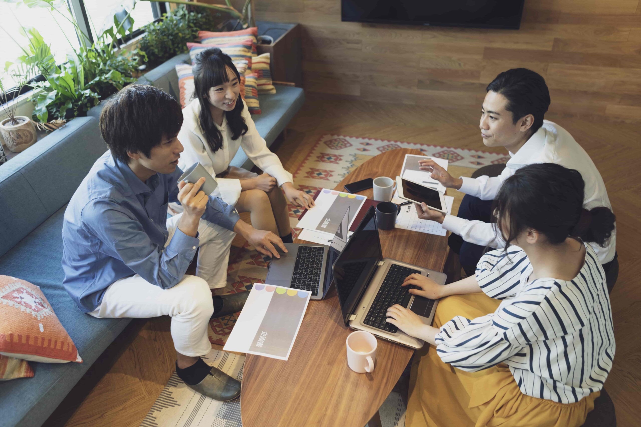 トレンディなオフィスデザインの共通点②重要な時に集まれる場所としてのオフィス